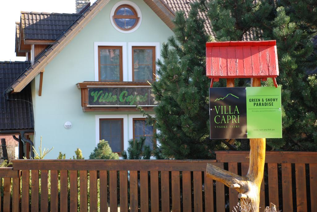 Villa Capri Vysoké Tatry Esterno foto